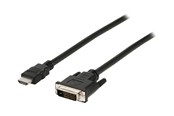 Skjermkabel - Nedis adapter cable - HDMI / DVI - 2 m - CCGB34800BK20