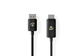 Skjermkabel - Nedis CCGB37108BK18 video cable adapter - CCGB37108BK18