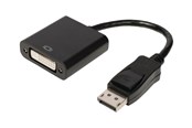 Skjermkabel - Nedis - video adapter - DVI-D to DisplayPort - 20 cm - CCGB37250BK02