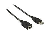 USB - Nedis - USB extension cable - USB to USB - 3 m - CCGB60010BK30