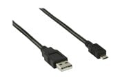 USB - Nedis - USB cable - USB to Micro-USB Type B - 1 m - CCGB60500BK10