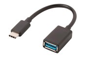 USB - Nedis - USB-C adapter - USB Type A to 24 pin USB-C - 15 cm - CCGB61710BK02
