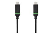 USB - Nedis - USB-C cable - 24 pin USB-C to 24 pin USB-C - 2 m - CCGB64700BK20