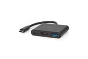 Dokkingstasjon - Nedis CCGB64770BK01 laptop dock/port replicator - CCGB64770BK01