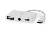 USB - Nedis CCGB64790WT01 laptop dock/port replicator - CCGB64790WT01