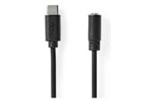 USB - Nedis USB-C to headphone jack adapter - 1 m - CCGB65960BK10