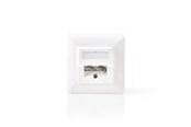 Nettverksutstyr - Nedis Network Wall Box | In-Wall | 2 port(s) | CAT5e - CCGB89150IV
