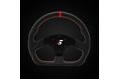 Spill - Tilbehør - Simagic D-Shaped Wheel without HUB - Leather - 325m - Wheel - P-325D(Leather)
