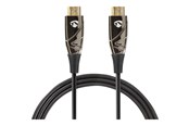 Skjermkabel - Nedis HDMI cable with Ethernet - HDMI / audio - 100 m - CVBG3400BK1000