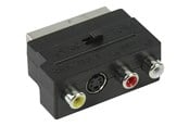 Skjermkabel - Nedis video / audio adaptor - S-Video / composite video / audio - CVGB31902BK