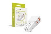 Mobil - Adaptere og ladere - Mobile Origin Travel adapter 25W - EU/US/UK/AU - white - TAD25-2P-WHT
