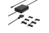  Bærbar PC - Lader - Nedis notebook-adapter | GaN | 65 W | 5 / 9 / 12 / 15 / 20 V DC - NBAU65110BK