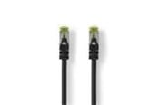 Nettverkskabel - Nedis CAT7 Network Cable | S/FTP | RJ45 Male | RJ45 Male - Svart - 0.25m - CCGL85420BK025