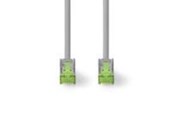 Nettverkskabel - Nedis Cat 8.1 Network Cable | S/FTP | RJ45 Male | RJ45 Male - Grå - 15m - CCGL85520GY150