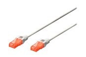 Nettverkskabel - DIGITUS CAT 6 U-UTP Patch Cord - 2m - Hvit - 2m - DK-1617-020/WH
