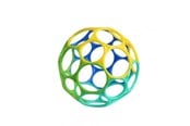 Babyleker - Rhino Toys Oball - Classic ball 10 cm - Blue/Green - 12288