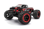 Fjernstyrt - BLACKZON Slyder MT 1/16 4WD Electric Monster Truck - Red - 540098