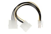Strømkabel (intern) - Nedis - power adapter - PCI Express to 4 pin internal power (12V) - 15 cm - CCGP74210VA015