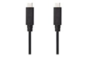 USB - Nedis - USB cable - 24 pin USB-C to 24 pin USB-C - 1 m - CCGT64750BK10