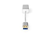 Nettverksadapter - Nedis USB Network Adapter USB 3.2 Gen1 1Gbps USB-A Male RJ45 Female 0.20 m - CCTB61950AL02