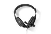 Hodetelefoner - Nedis PC-headset | Over-Ear | Stereo | 1x 3.5 mm / 2x 3.5 mm - CHST210BK