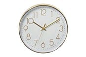 Dekorasjon - Nedis Easy To Read Numbers - clock - quartz - wall mountable - 30 cm - gold - CLWA015PC30GD