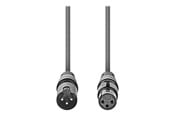 Lydkabel - Nedis OnStage series audio extension cable - 10 m - COTG15010GY100