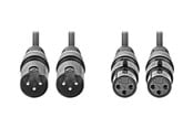 Lydkabel - Nedis OnStage series audio extension cable - 50 cm - COTH15030GY05