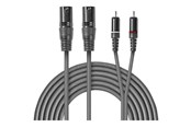 Lydkabel - Nedis OnStage series audio cable - 3 m - COTH15210GY30