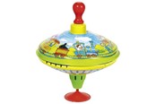 Treleker - Goki - Humming top with wooden handle train - 53058