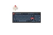 Tastatur - Keychron V5 MAX QMK/VIA Wireless RGB Hot Swap Jupiter Red - Carbon Black - Gamingtastatur - Nordisk - Svart - V5M-D1-BO