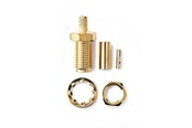 Antennekabler - Nedis SMA Connector | Straight | Female | Gold Plated | 50 Ohm - CSGB02901GD