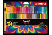 Skrive- & Tegneverktøy - STABILO - Pen 68 ARTY cardboard wallet of 65 colors - 204074