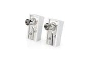 Antennekabler - Nedis IEC (Coax) Connector | Angled | Female | Nickel Plated | 75 Ohm - CSGB40920WT