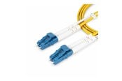Nettverkskabel - StarTech.com 5m (16.4ft) LC to LC (UPC) OS2 Single Mode Duplex Fiber Optic Cable - patch cable - 5 m - yellow - Gul - 5m - SMDOS2LCLC5M