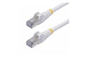 Nettverkskabel - StarTech.com 50cm White CAT8 Ethernet Cable Snagless S/FTP 25G/40G - patch cable - 50 cm - white - Hvit - 0.5m - NLWH-50C-CAT8-PATCH