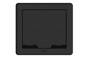Diverse kabel - Crestron Electronics Crestron FT2-700-MECH-PTL-B FlipTop FT2 Series - outlet box - cable management system 700 size mechanical pass-through lid - black - FT2-700-MECH-PTL-B