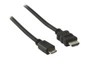 Skjermkabel - Nedis HDMI cable with Ethernet - 2 m - CVGB34500BK20