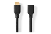 Skjermkabel - Nedis HDMI extension cable with Ethernet - 2 m - CVGB35090BK20