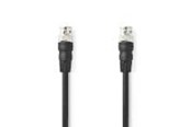 Antennekabler - Nedis BNC Video Cable | Nickel Plated | 75 Ohm | 5.00 m | Round | PVC | Black - CVGL01000BK50