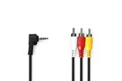 Skjermkabel - Nedis CVGL22400BK10 video cable adapter - CVGL22400BK10