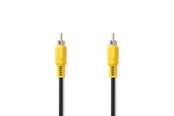 Skjermkabel - Nedis CVGL24100BK100 composite video cable - CVGL24100BK100