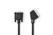 Skjermkabel - Nedis SCART Cable | SCART Male | VGA Female | Nickel Plated - CVGL31550BK20