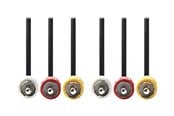 Skjermkabel - Nedis video / audio cable - composite video / audio - 5 m - CVGP24300BK50