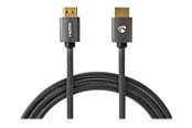 Skjermkabel - Nedis HDMI cable with Ethernet - 1 m - CVTB34000GY10