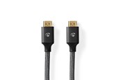 Skjermkabel - Nedis CVTB34000GY100 HDMI cable - CVTB34000GY100