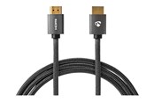 Skjermkabel - Nedis HDMI cable with Ethernet - 3 m - CVTB34000GY30