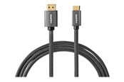 Skjermkabel - Nedis HDMI cable with Ethernet - 2 m - CVTB34500GY20