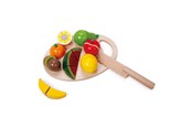 Treleker - Classic World Wooden Cutting Fruit with Cutting Board 17 pcs. - 2824
