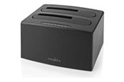 Harddisk - Tilbehør - Nedis HDDUDB3210BK storage drive docking station - HDDUDB3210BK